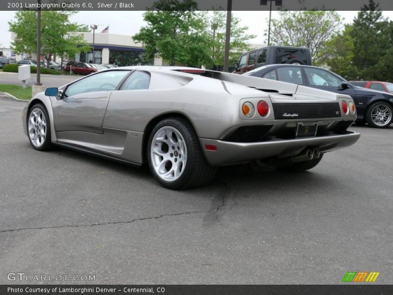Silver / Black 2001 Lamborghini Diablo 6.0