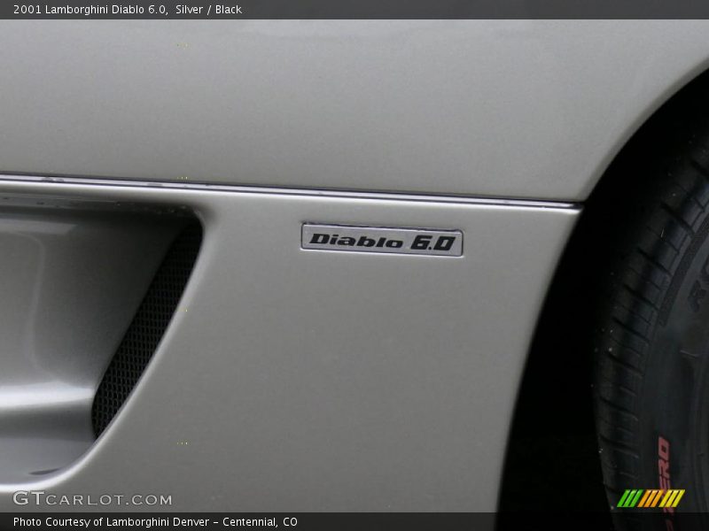 Silver / Black 2001 Lamborghini Diablo 6.0