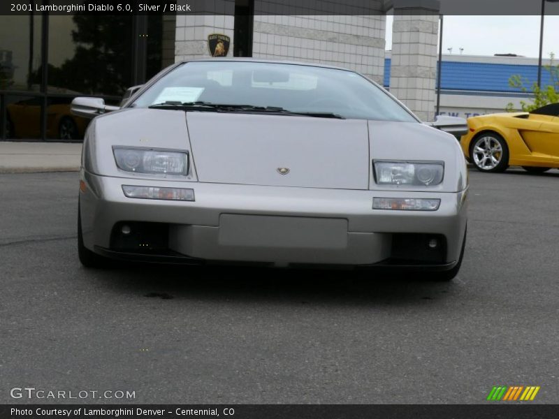 Silver / Black 2001 Lamborghini Diablo 6.0