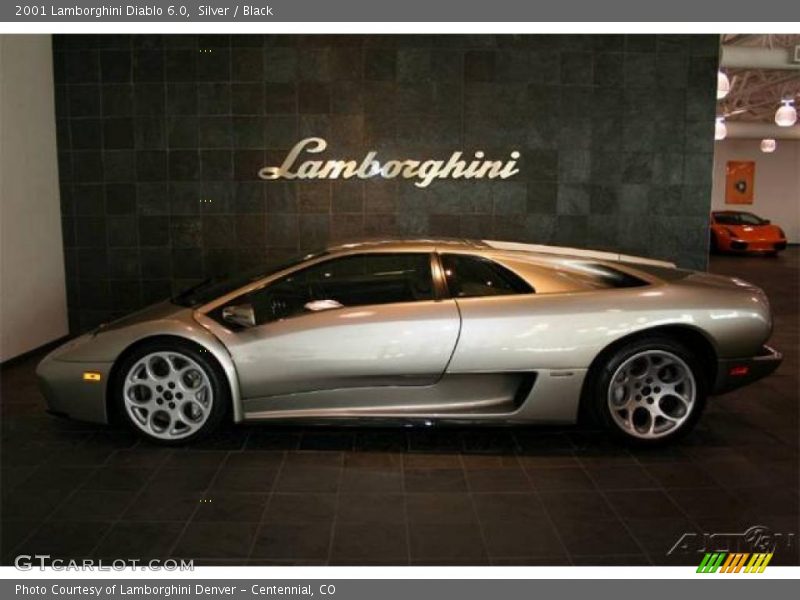 Silver / Black 2001 Lamborghini Diablo 6.0