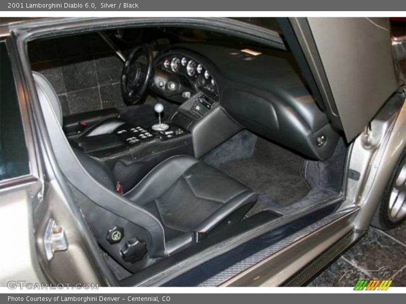  2001 Diablo 6.0 Black Interior