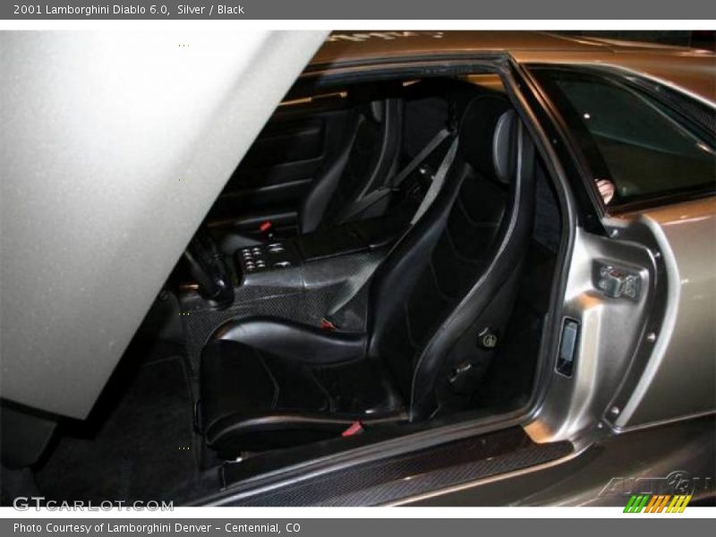 Silver / Black 2001 Lamborghini Diablo 6.0