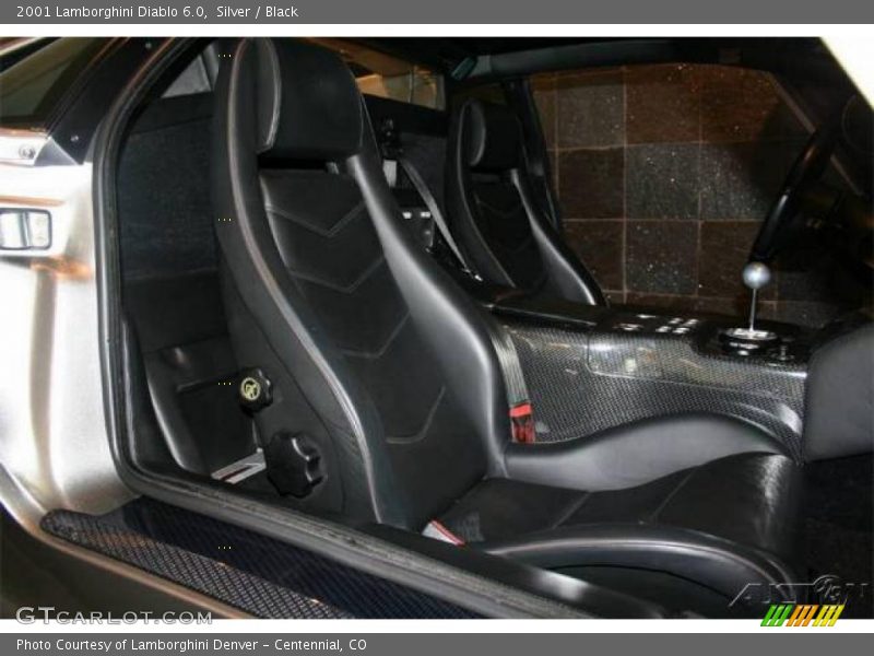 Silver / Black 2001 Lamborghini Diablo 6.0