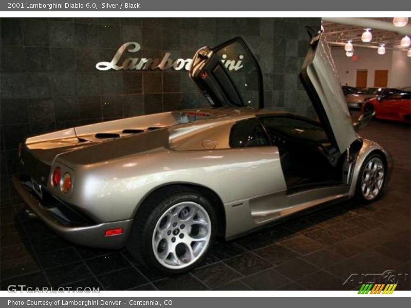 Silver / Black 2001 Lamborghini Diablo 6.0