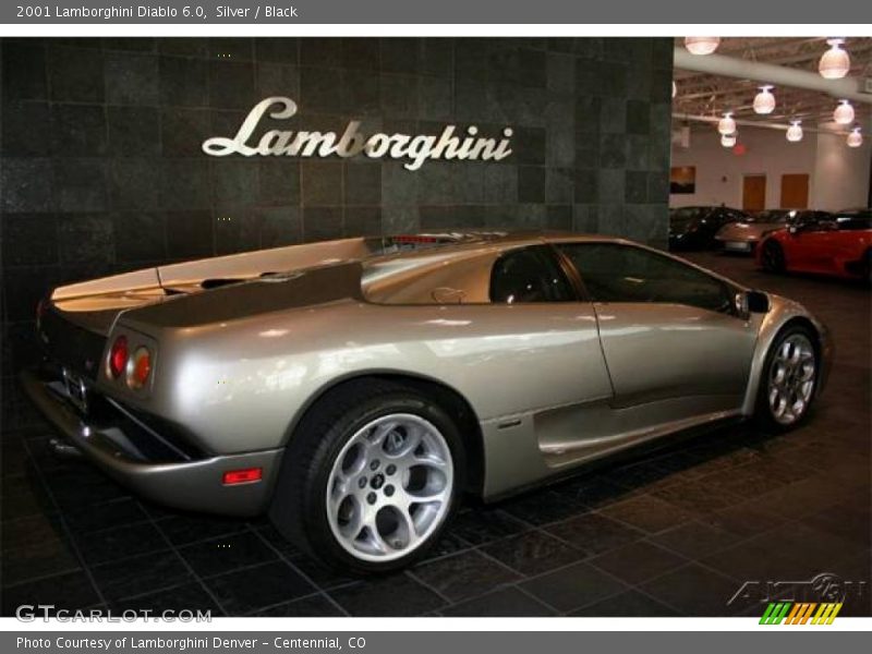 Silver / Black 2001 Lamborghini Diablo 6.0