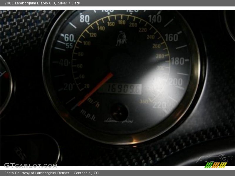 Silver / Black 2001 Lamborghini Diablo 6.0