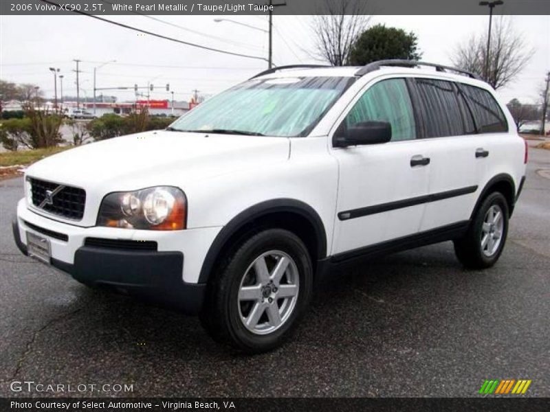 White Pearl Metallic / Taupe/Light Taupe 2006 Volvo XC90 2.5T