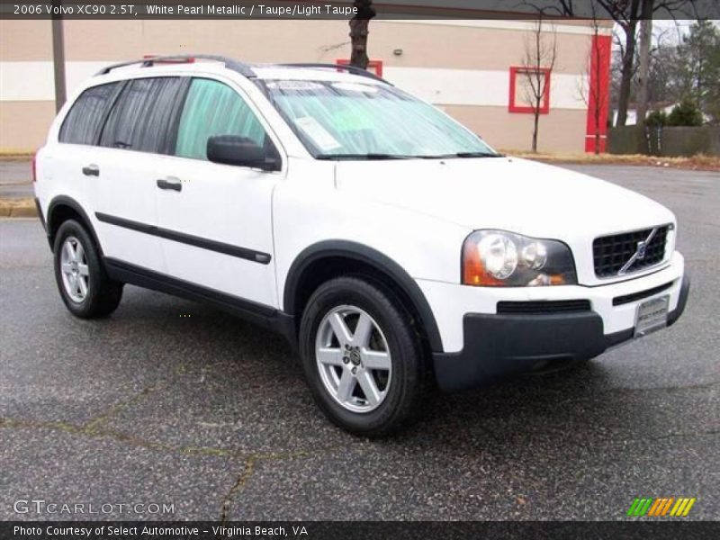 White Pearl Metallic / Taupe/Light Taupe 2006 Volvo XC90 2.5T