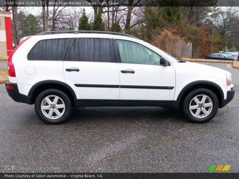 White Pearl Metallic / Taupe/Light Taupe 2006 Volvo XC90 2.5T