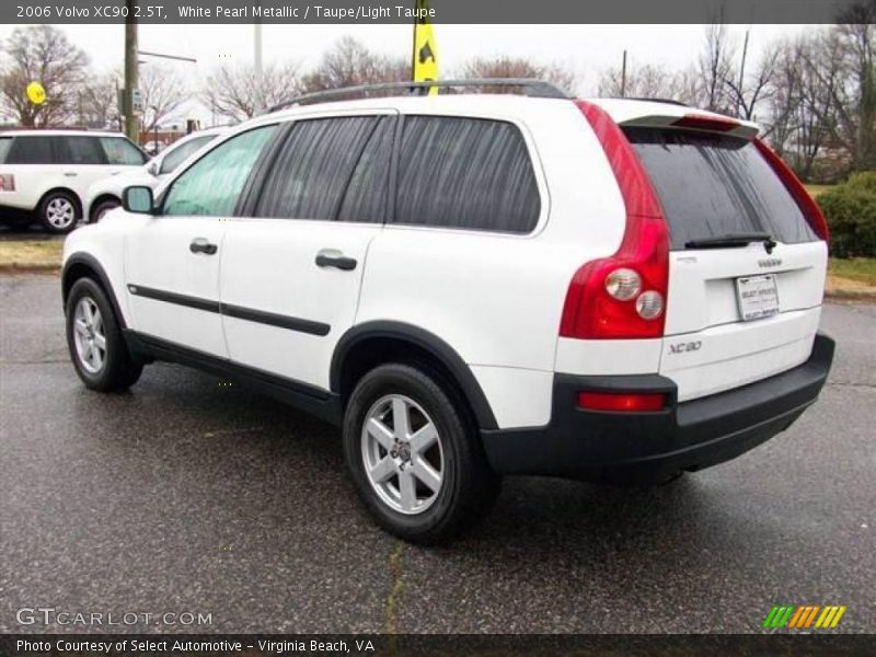 White Pearl Metallic / Taupe/Light Taupe 2006 Volvo XC90 2.5T