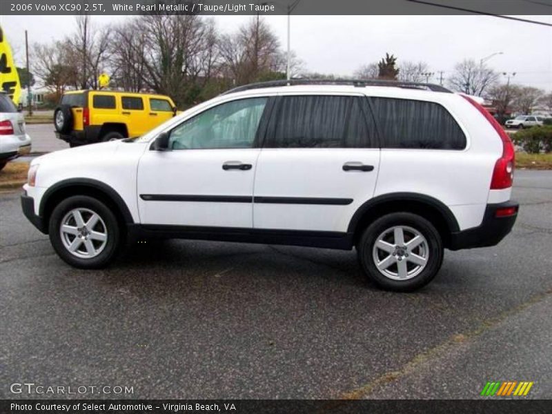 White Pearl Metallic / Taupe/Light Taupe 2006 Volvo XC90 2.5T