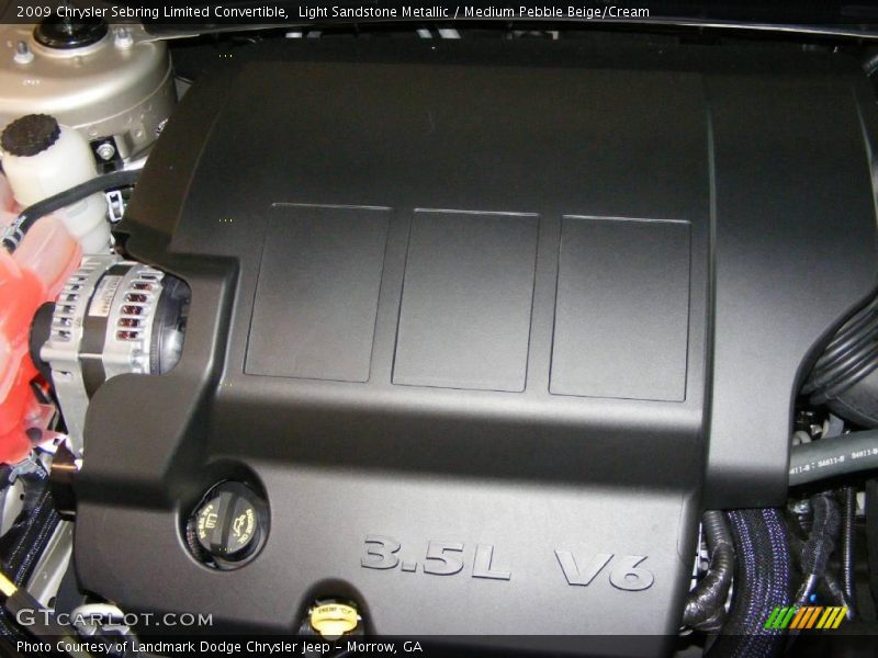 Light Sandstone Metallic / Medium Pebble Beige/Cream 2009 Chrysler Sebring Limited Convertible