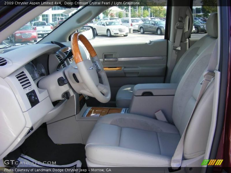 Deep Crimson Crystal Pearl / Light Graystone 2009 Chrysler Aspen Limited 4x4