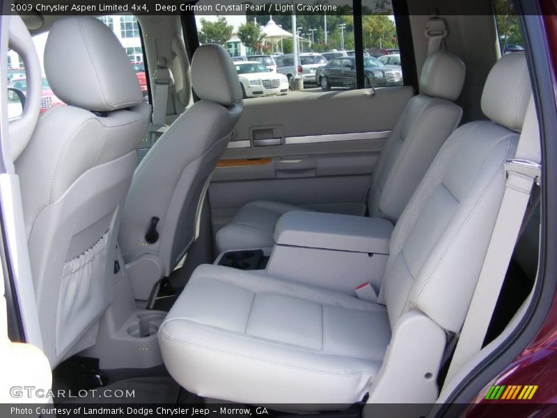 Deep Crimson Crystal Pearl / Light Graystone 2009 Chrysler Aspen Limited 4x4
