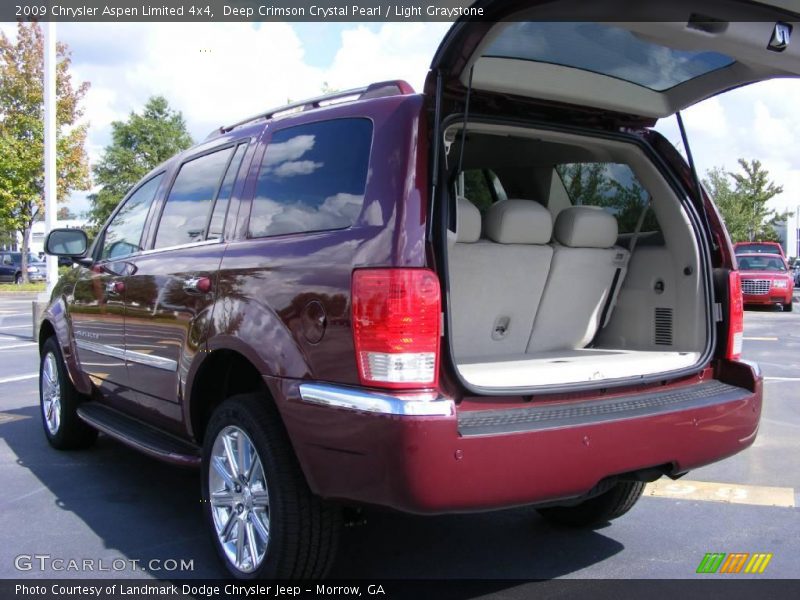 Deep Crimson Crystal Pearl / Light Graystone 2009 Chrysler Aspen Limited 4x4