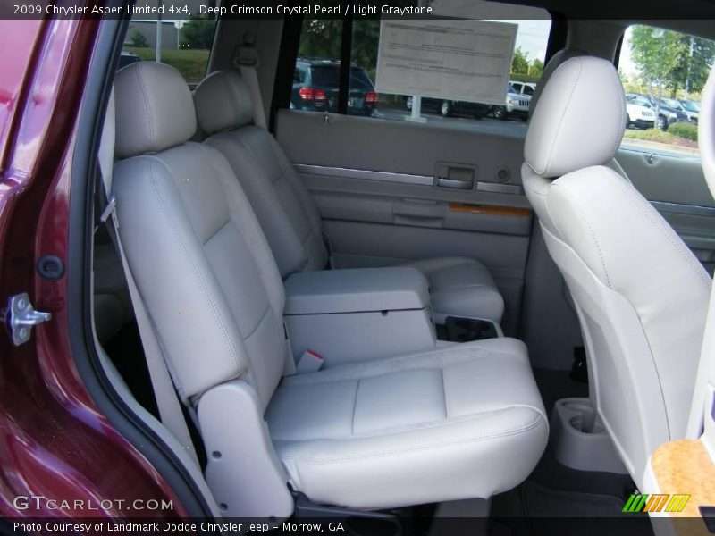 Deep Crimson Crystal Pearl / Light Graystone 2009 Chrysler Aspen Limited 4x4