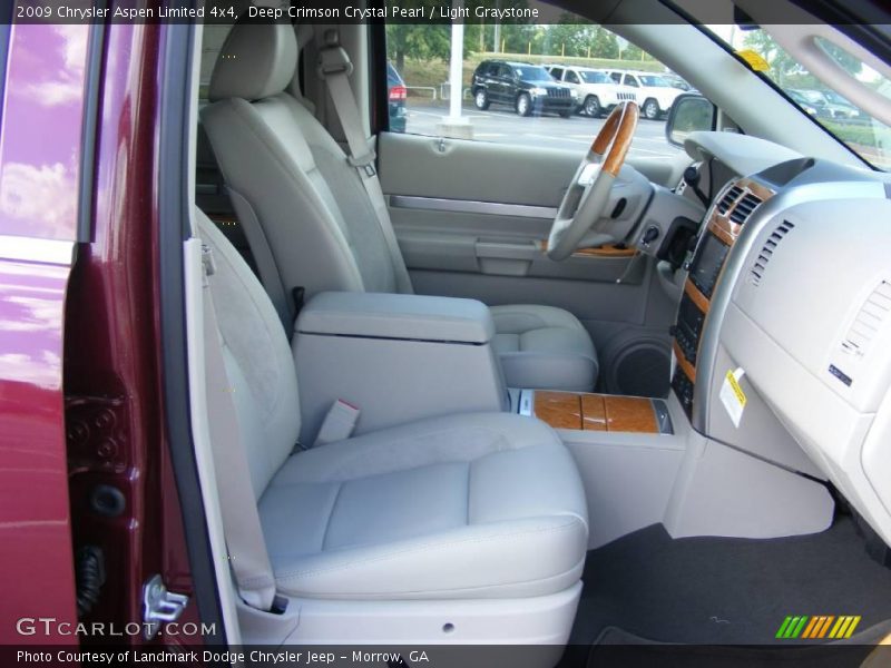 Deep Crimson Crystal Pearl / Light Graystone 2009 Chrysler Aspen Limited 4x4