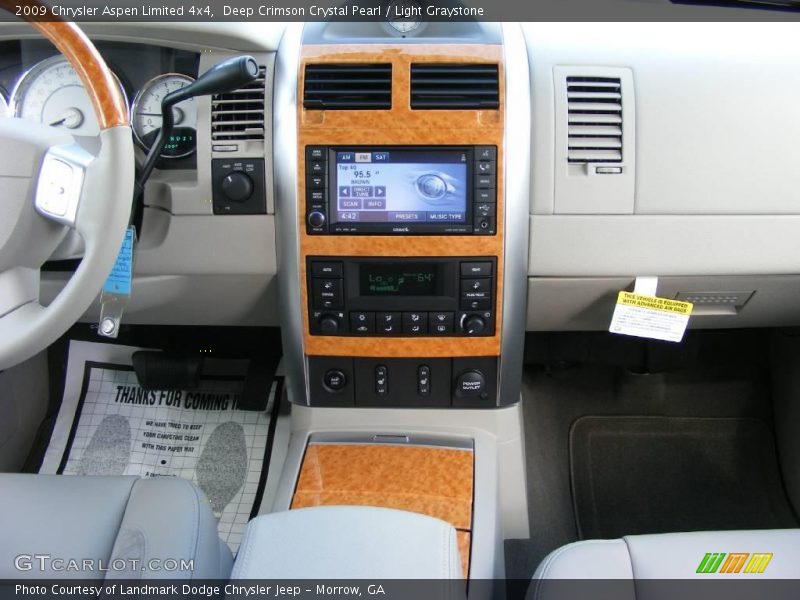 Deep Crimson Crystal Pearl / Light Graystone 2009 Chrysler Aspen Limited 4x4