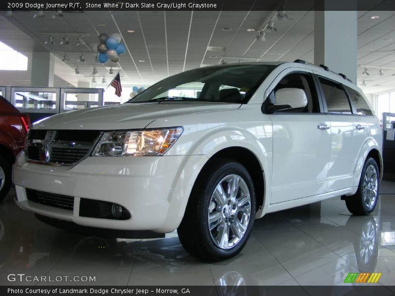 Stone White / Dark Slate Gray/Light Graystone 2009 Dodge Journey R/T