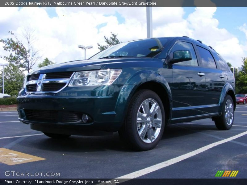 Melbourne Green Pearl / Dark Slate Gray/Light Graystone 2009 Dodge Journey R/T