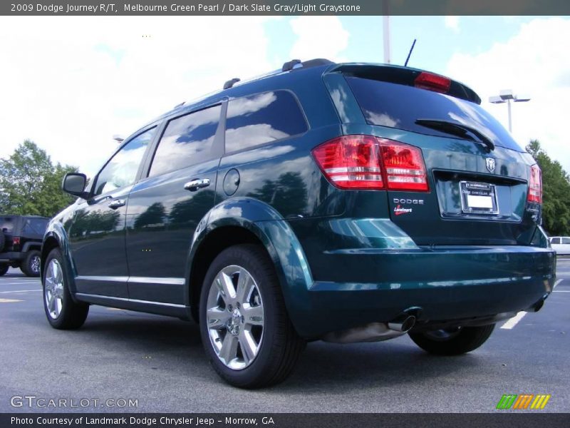 Melbourne Green Pearl / Dark Slate Gray/Light Graystone 2009 Dodge Journey R/T