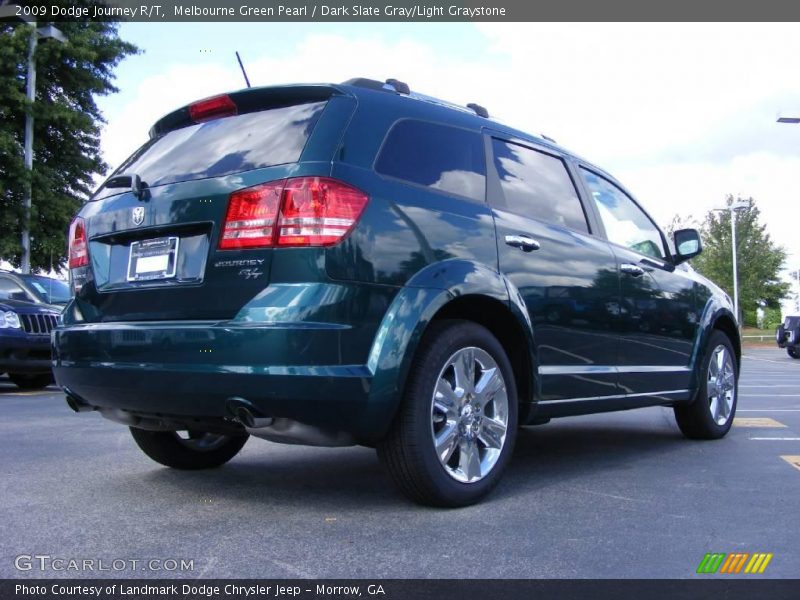 Melbourne Green Pearl / Dark Slate Gray/Light Graystone 2009 Dodge Journey R/T