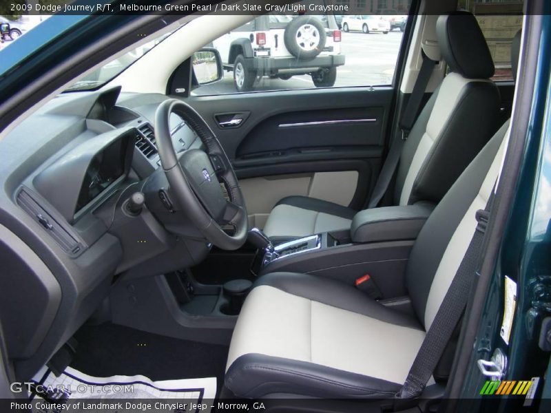 Melbourne Green Pearl / Dark Slate Gray/Light Graystone 2009 Dodge Journey R/T