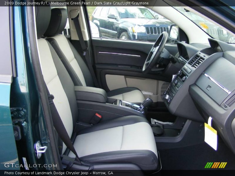 Melbourne Green Pearl / Dark Slate Gray/Light Graystone 2009 Dodge Journey R/T