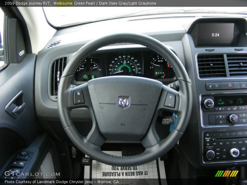 Melbourne Green Pearl / Dark Slate Gray/Light Graystone 2009 Dodge Journey R/T