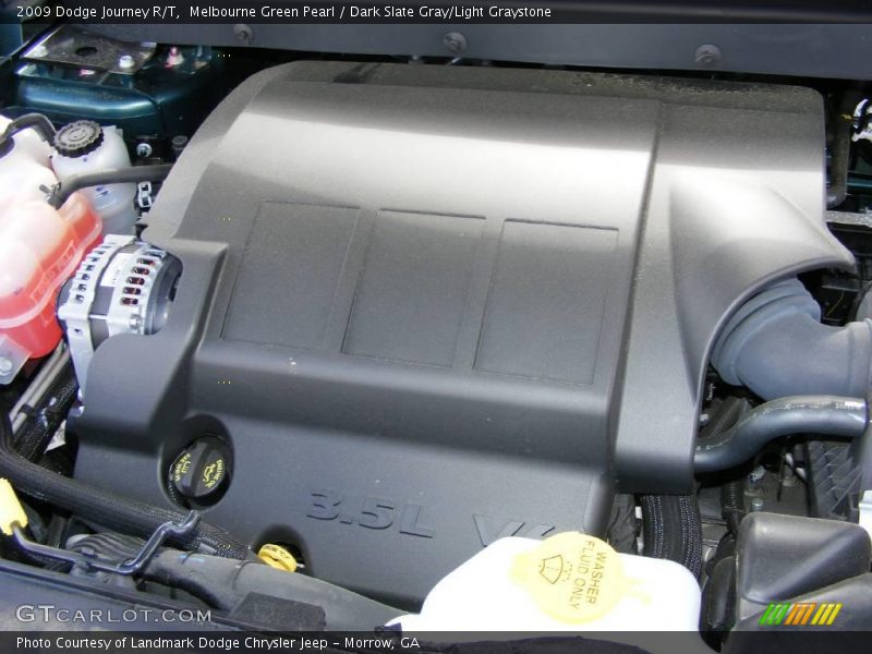Melbourne Green Pearl / Dark Slate Gray/Light Graystone 2009 Dodge Journey R/T
