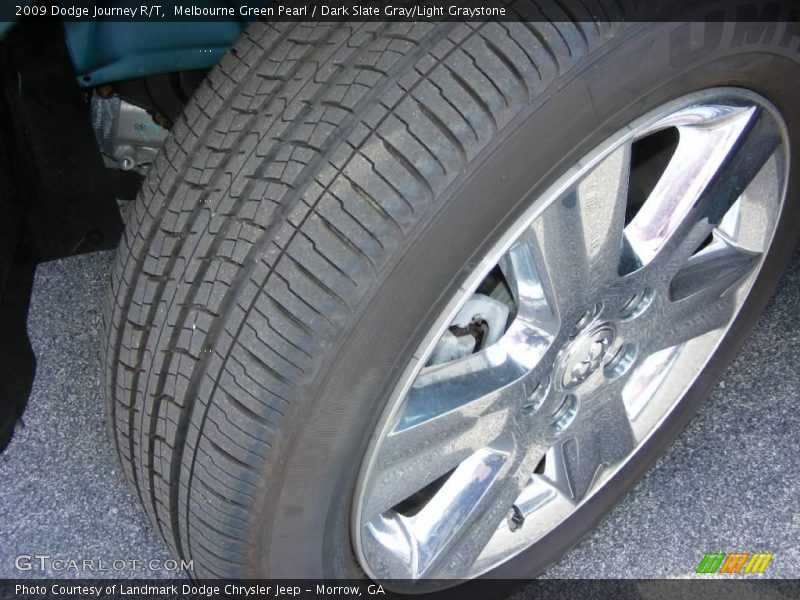 Melbourne Green Pearl / Dark Slate Gray/Light Graystone 2009 Dodge Journey R/T