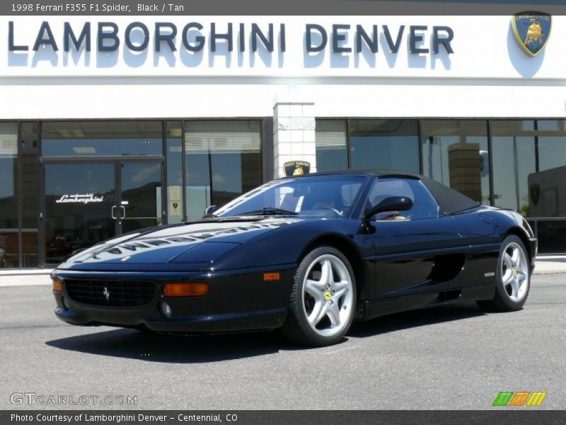 Black / Tan 1998 Ferrari F355 F1 Spider