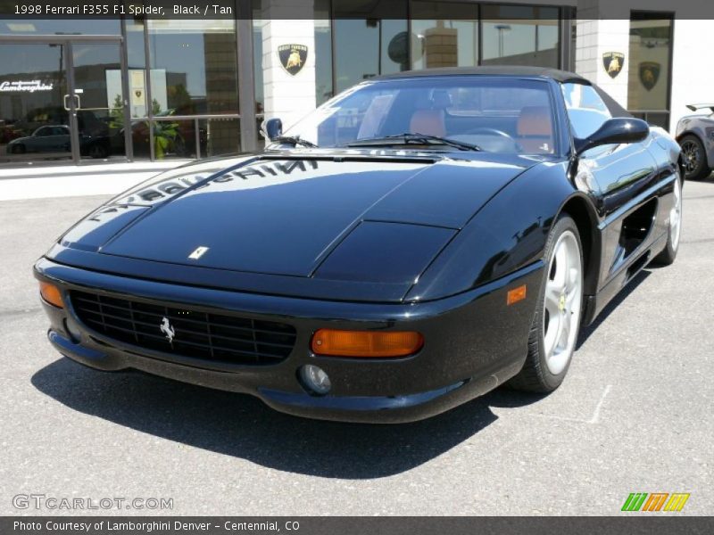 Black / Tan 1998 Ferrari F355 F1 Spider