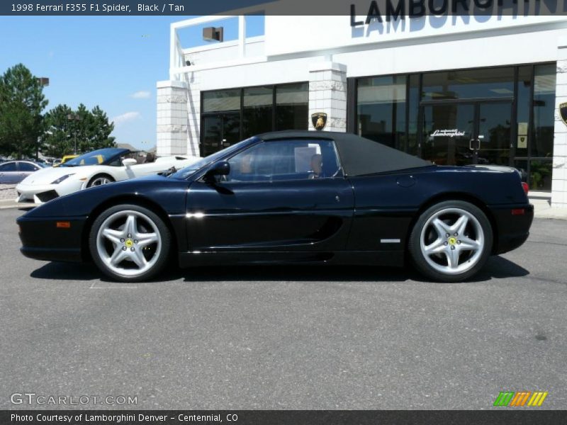 Black / Tan 1998 Ferrari F355 F1 Spider
