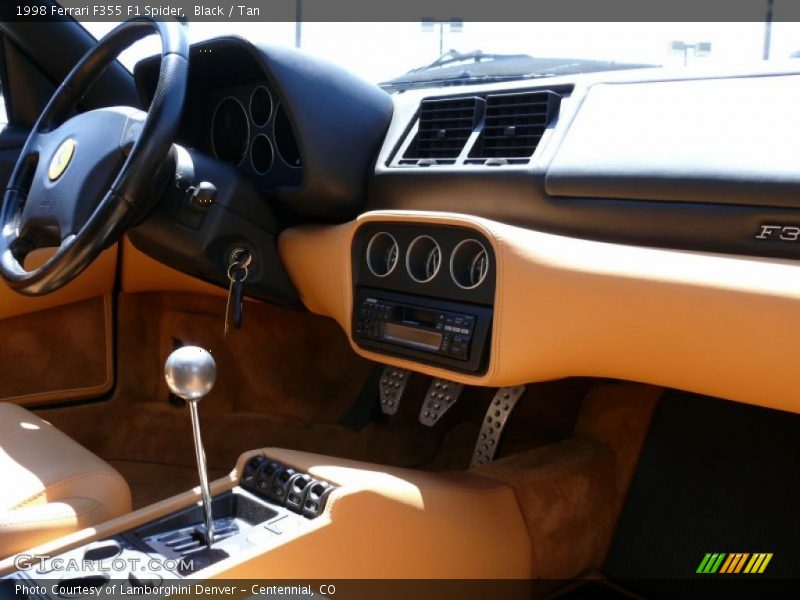 Black / Tan 1998 Ferrari F355 F1 Spider