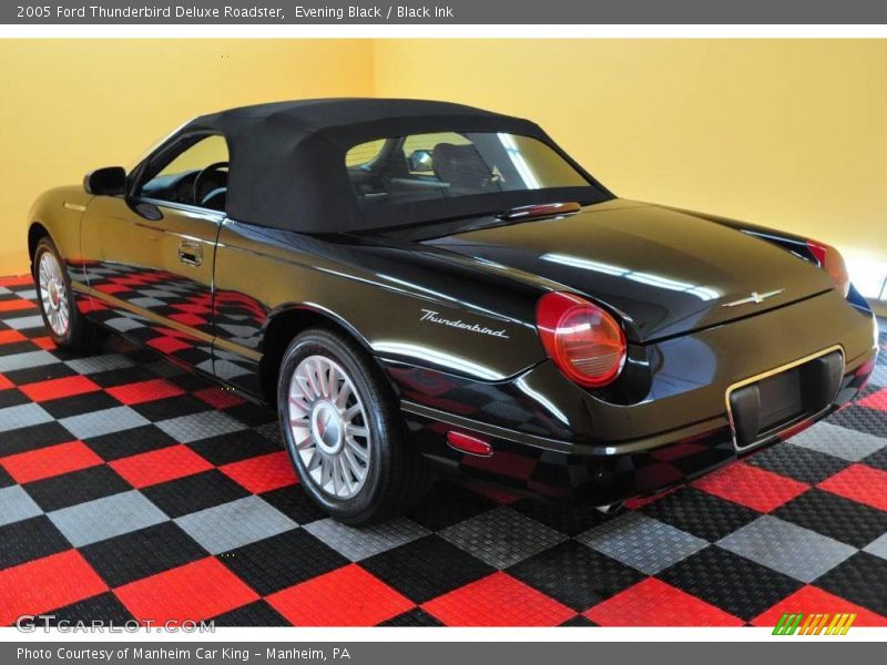 Evening Black / Black Ink 2005 Ford Thunderbird Deluxe Roadster