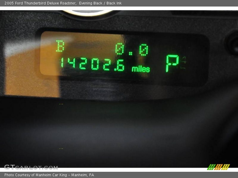 Evening Black / Black Ink 2005 Ford Thunderbird Deluxe Roadster