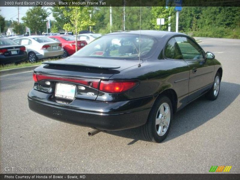 Black / Medium Prairie Tan 2003 Ford Escort ZX2 Coupe