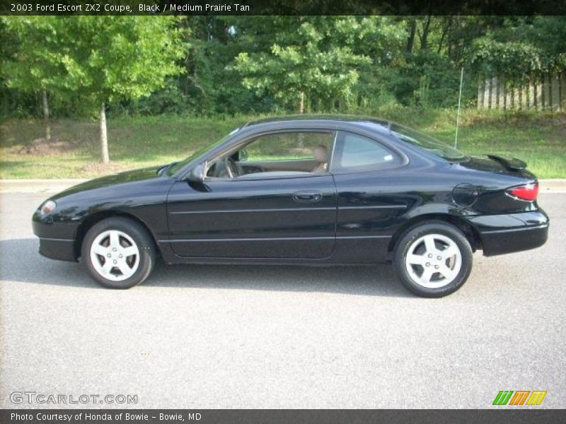 Black / Medium Prairie Tan 2003 Ford Escort ZX2 Coupe
