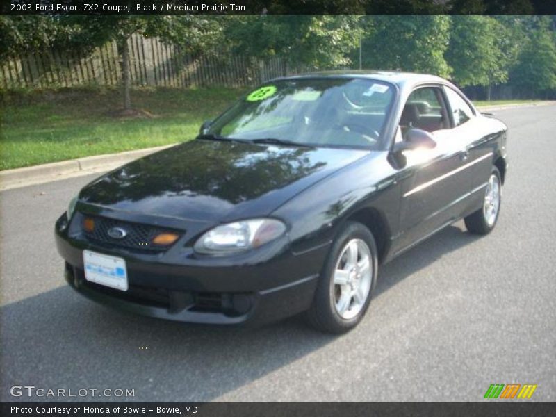 Black / Medium Prairie Tan 2003 Ford Escort ZX2 Coupe