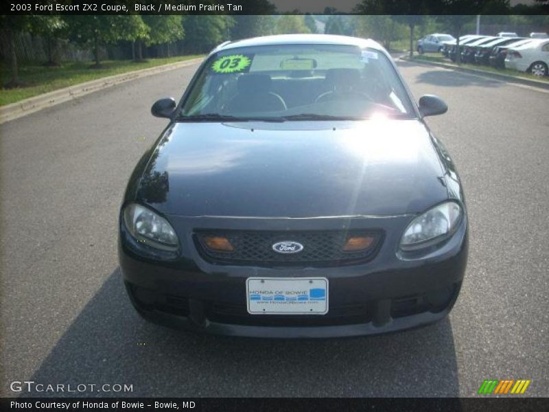Black / Medium Prairie Tan 2003 Ford Escort ZX2 Coupe