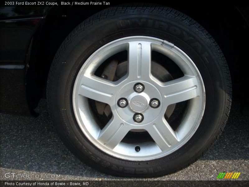Black / Medium Prairie Tan 2003 Ford Escort ZX2 Coupe