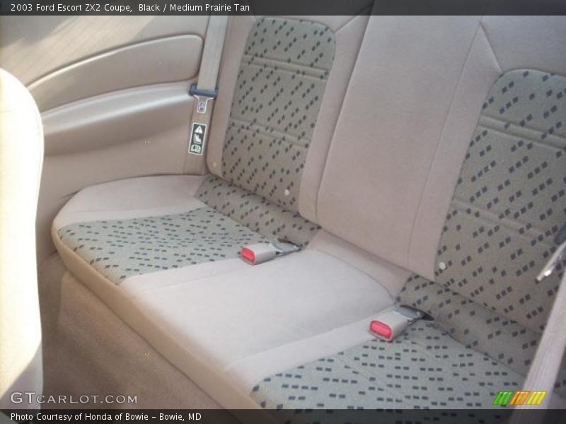 Black / Medium Prairie Tan 2003 Ford Escort ZX2 Coupe