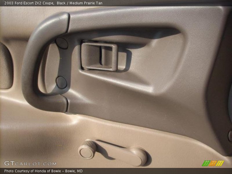 Black / Medium Prairie Tan 2003 Ford Escort ZX2 Coupe