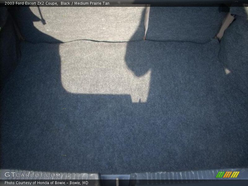 Black / Medium Prairie Tan 2003 Ford Escort ZX2 Coupe