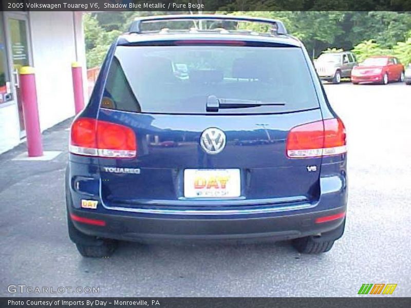 Shadow Blue Metallic / Pure Beige 2005 Volkswagen Touareg V6