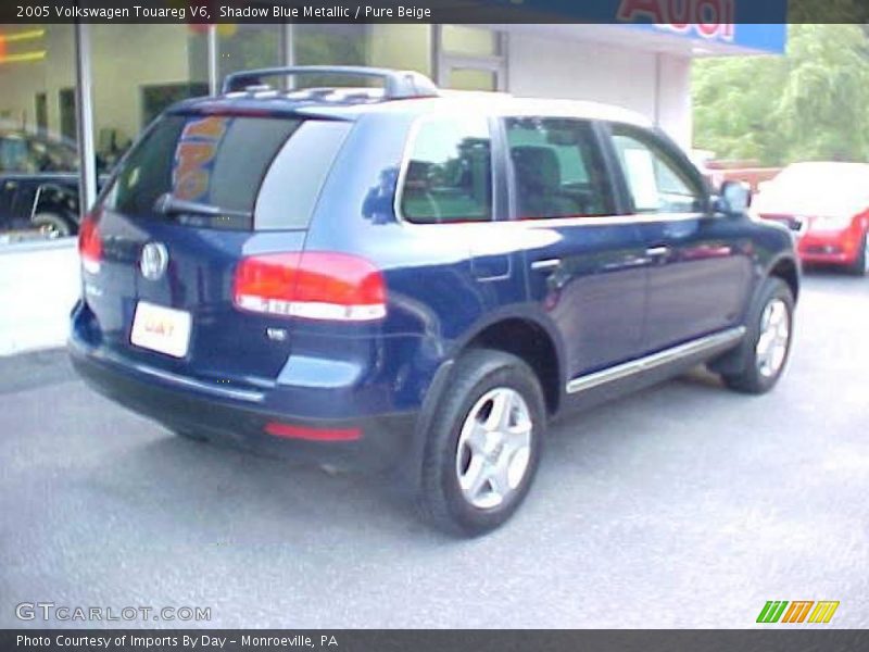 Shadow Blue Metallic / Pure Beige 2005 Volkswagen Touareg V6
