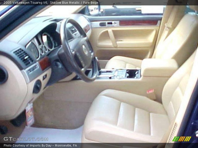 Shadow Blue Metallic / Pure Beige 2005 Volkswagen Touareg V6
