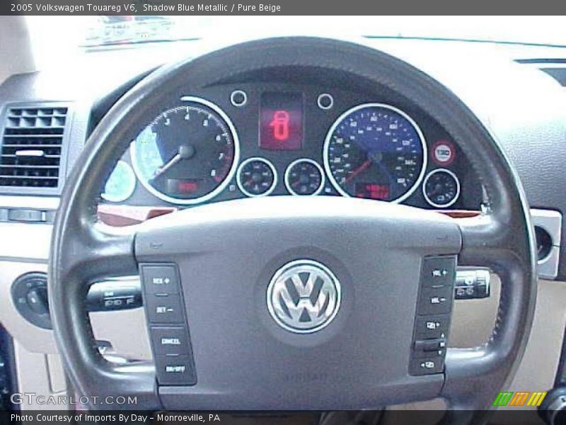 Shadow Blue Metallic / Pure Beige 2005 Volkswagen Touareg V6