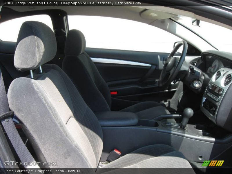Deep Sapphire Blue Pearlcoat / Dark Slate Gray 2004 Dodge Stratus SXT Coupe